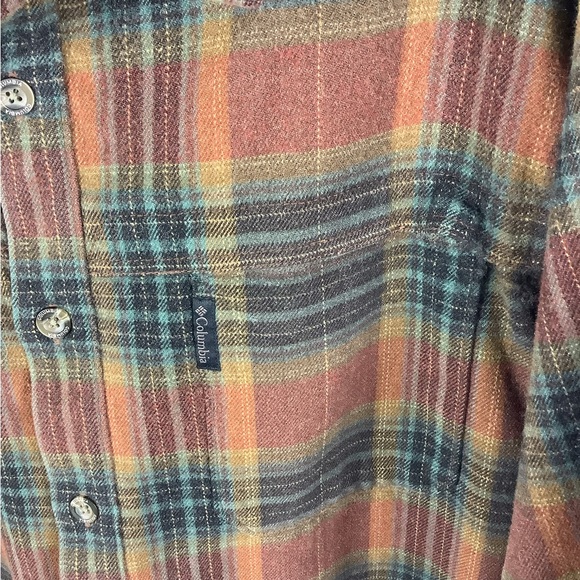 Columbia Mens Wool Blend Jacket Shacket Button Down Shirt Lined Large - Picture 3 of 14